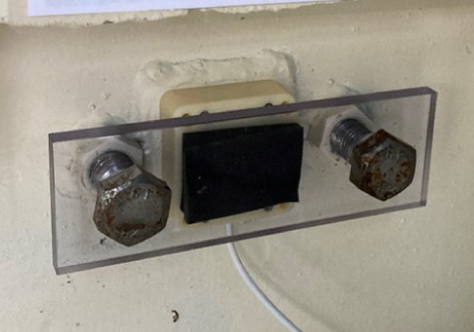 セントル打設(裏側)