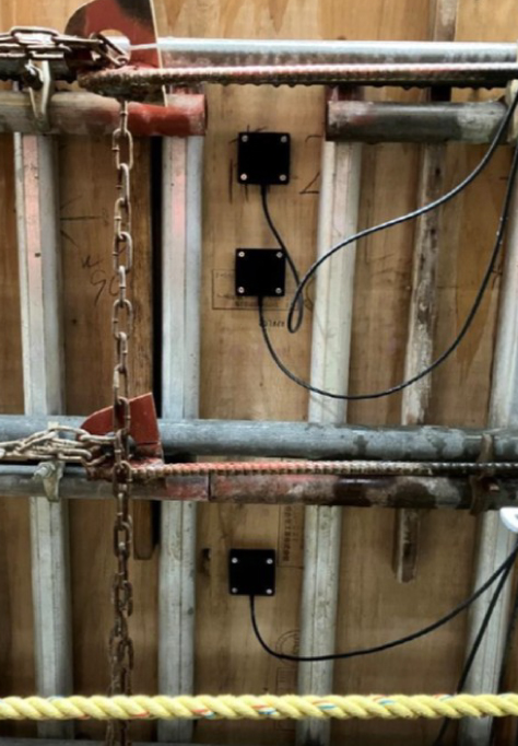 基礎工事打設(型枠裏側)